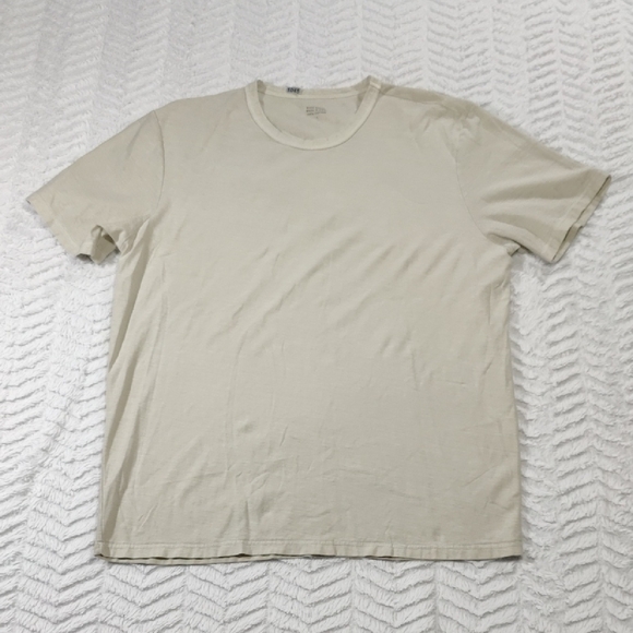 1045. Buck Mason Toughknit Classic Tee | Color: Lichen Stone - Picture 7 of 7